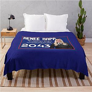 Reneé Rapp Campaign Poster Throw Blanket