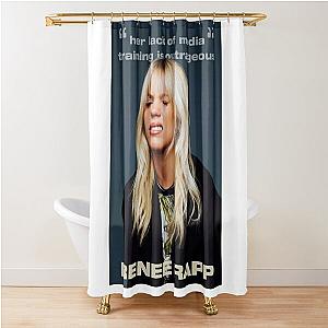 Reneé Rapp Media Training Poster Shower Curtain