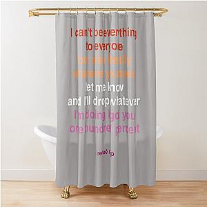 Reneé Rapp Lesbian Flag Everything to Everyone Shower Curtain