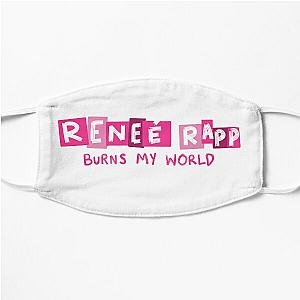 Reneé Rapp burns my world Flat Mask