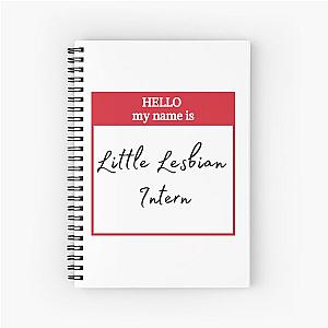 Reneé Rapp SNL Little Lesbian Intern Spiral Notebook