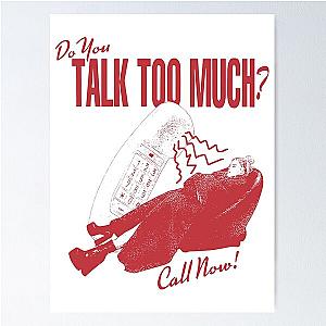 Renee Rapp Do You Talk Too Much Retro Poster