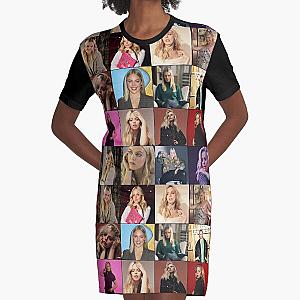 Renee Rapp Photo Collage Art Graphic T-Shirt Dress