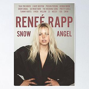 Renee Rapp Snow Angel - Track List Poster Poster