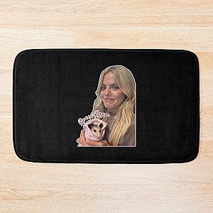 Renee Rapp With A Possum.png Bath Mat