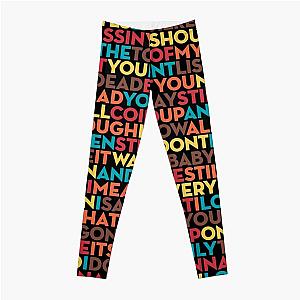 Keep On Loving You - REO Speedwagon (lyrics) v.3 Leggings