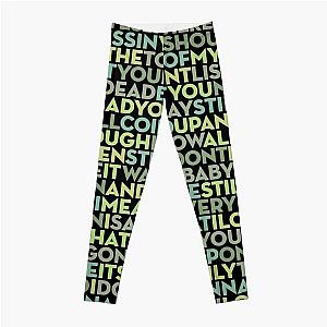 Keep On Loving You - REO Speedwagon (lyrics) v.4 Leggings