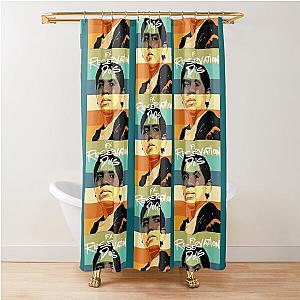 cheese reservation dogs     Shower Curtain