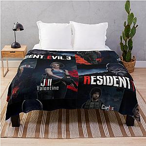 Resident Evil Blanket - Resident Evil 3 Remake 3 Figure Throw Blanket RB1201 [ID555680]