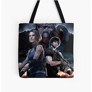 Resident Evil Bags - Resident Evil 3 Remake Wallpaper All Over Print Tote Bag RB1201 [ID555829]