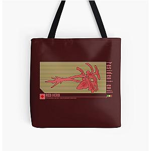 Resident Evil Bags - Resident Evil Red Herb All Over Print Tote Bag RB1201 [ID555834]