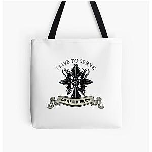 Resident Evil Bags - Resident Evil T-Shirti live to serve castle dimitrescu All Over Print Tote Bag RB1201 [ID555826]