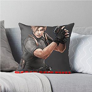 Resident Evil Pillows - Leon S. Kennedy-Resident Evil  | Resident gift | Resident T-Shirt Throw Pillow RB1201 [ID555787]