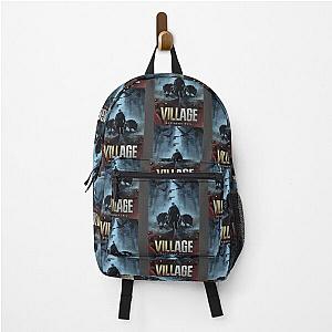 Resident Evil Backpacks - Resident Evil Village Cover 2021  | Resident gift | Resident T-Shirt Backpack RB1201 [ID555816]