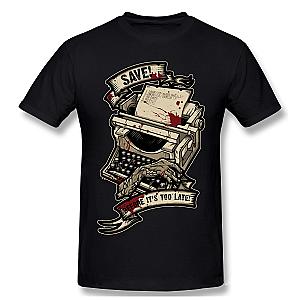 Resident Evil T-Shirts - Save Before It's Too Late Zombie Game Casual T-shirt [ID557493]