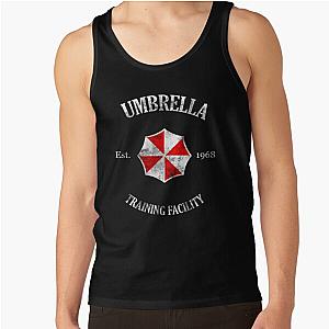 Resident Evil Tank Tops - Umbrella Training Facility Vintage Resident Evil (for dark colors) Tank Top RB1201 [ID555583]