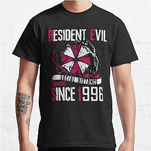 Resident Evil T-Shirts - Resident Evil Social Distance Training Since 1996 Classic T-Shirt RB1201 [ID555973]