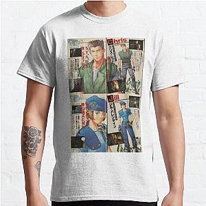 Resident Evil T-Shirts - Resident Evil - Chris &amp; Jill Classic T-Shirt RB1201 [ID555988]