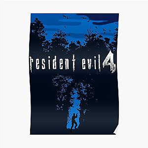 Resident Evil Posters - Resident Evil 4 Blue European Style Poster RB1201 [ID555574]