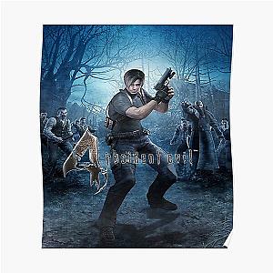 Resident Evil Posters - Resident Evil 4 Leon Poster RB1201 [ID555556]