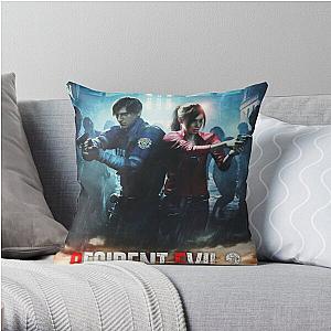 Resident Evil Pillows - RESIDENT EVIL 2 REMAKE - LEON &amp; CLAIRE Throw Pillow RB1201 [ID555781]