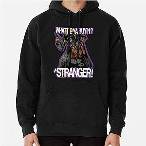 Resident Evil Hoodies - Resident Evil 4 Merchant (Quotes # 5) (Purple OutLine) Pullover Hoodie RB1201 [ID555929]