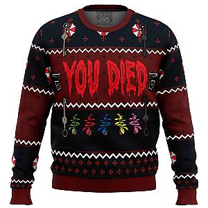 Resident Evil Sweatshirts - You Died Ugly Christmas Sweater IP0212 [ID557749]