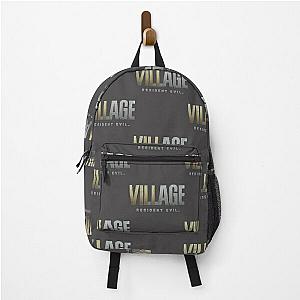 Resident Evil Village Logo (on black) Zipped Hoodie- Resident gift - Resident T-Shirt Backpack