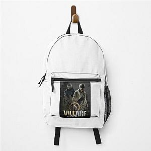 Creative Survival Horror Video Game Alluring Resident Evil Village Gift Vintage Backpack