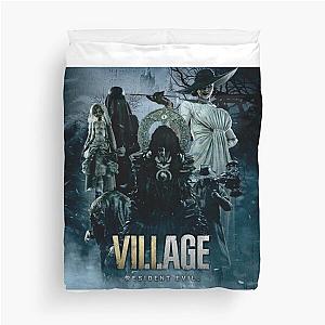 Resident Evil Village Poster throw blanket metal print tapestry Duvet Cover