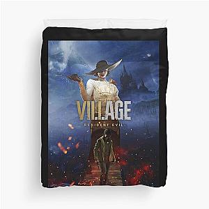 Retro Resident Evil Village Alcina Dimitrescu Gifts Music Fans Duvet Cover