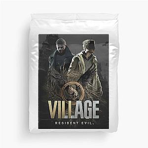 Creative Survival Horror Video Game Alluring Resident Evil Village Gift Vintage Duvet Cover