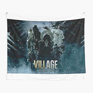 Resident Evil Village Poster throw blanket metal print tapestry Tapestry