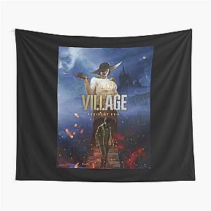 Retro Resident Evil Village Alcina Dimitrescu Gifts Music Fans Tapestry