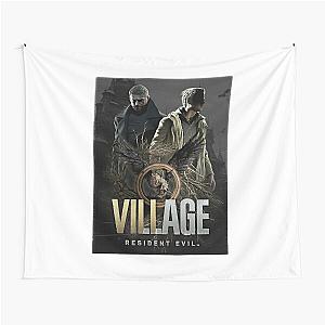 Creative Survival Horror Video Game Alluring Resident Evil Village Gift Vintage Tapestry