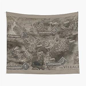 Resident Evil map Tapestry