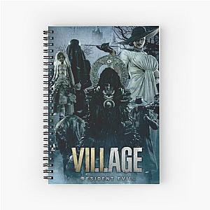 Resident Evil Village Poster throw blanket metal print tapestry Spiral Notebook