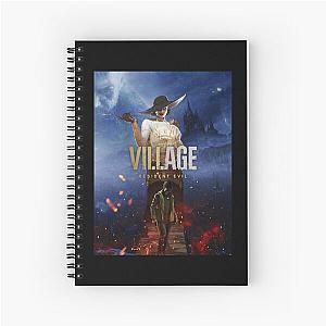 Retro Resident Evil Village Alcina Dimitrescu Gifts Music Fans Spiral Notebook