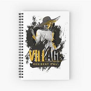 Creative Survival Horror Video Game Alluring Resident Evil Village Lady Dimitrescu Classic Fans Spiral Notebook