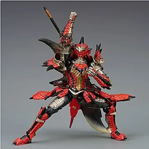 17cm Revoltech Monster Hunter Swordsman Jinou Rathalos Action Figure Toys