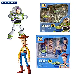 Revoltech BUZZ LIGHTYEAR & Sherif Woody Ver.1.5 Action Figures Toys