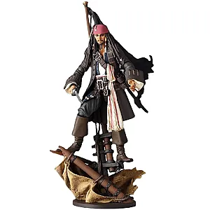 13.5CM Revoltech Jack Sparrow Anime Figure Toys
