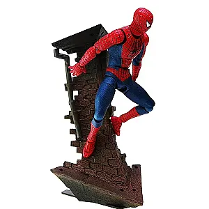 16cm 039 Spider-Man SCI-FI Revoltech Peter Parker Anime Action Figures Toys