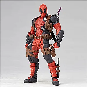 17CM Revoltech Series No.025EX Deadpool Ver.2.0 Collection Action Figure Action Toys