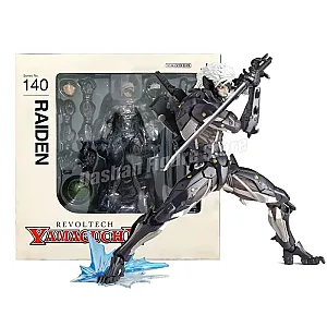 15cm Kaiyodo Revoltech Metal Gear Rising Revengeance Action Figure Raiden Figurine Solid Snake Jack Model Toy