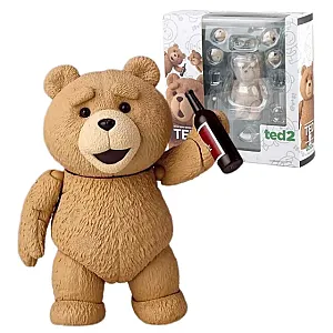 8.5cm Ted 2 Figure Bjd Ted Teddy Bear Action Figure Amazing Yamaguchi Revoltech No.006 Teddy Brick Figure