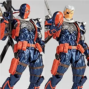 16cm Amazing Revoltech Yamaguchi Series Deathstroke Figure No.11 The Dark Knight Bruce Wayne Action Figure