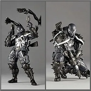 17cm Agent Venom Revoltech AMAZING YAMAGUCHI Movie Action Figures