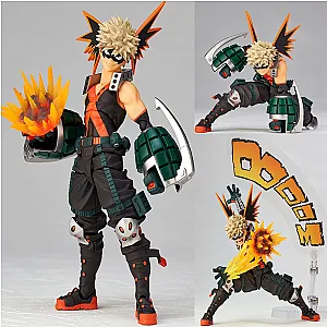 15cm Revoltech My Hero Academia Bakugou Katsuki Movable Action Figure Toys