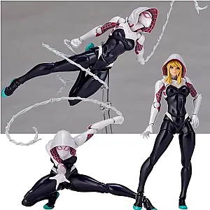 16cm Spider Man Gwen Stacy Sexy Girl Revoltech Action Figure Toys